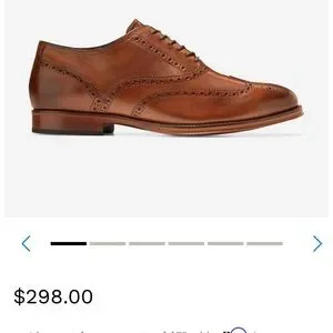 Cole Haan Men’s Modern Classic Wingtip Oxford 10 Medium British Tan Color Cole Haan Mens Modern Essentials Wingtip Oxford British Tan  main image 2